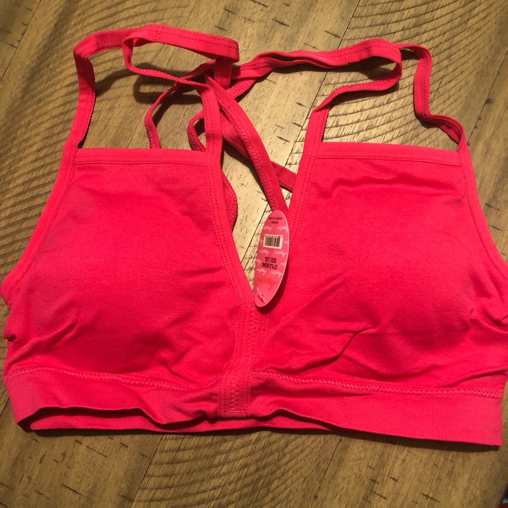 L/XL Sports Bra Pink.